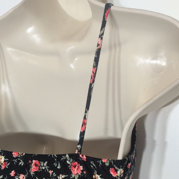 Windsor Black and Pink Floral Mini Dress - Picture 5 of 7